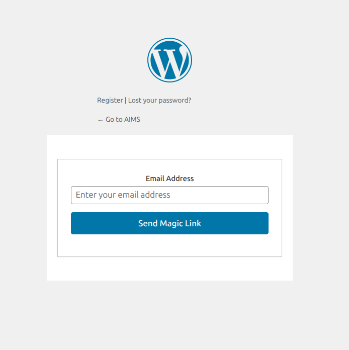 One Tap Magic Login Login Page