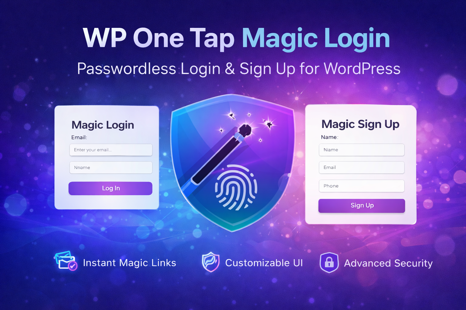 One Tap Magic Login