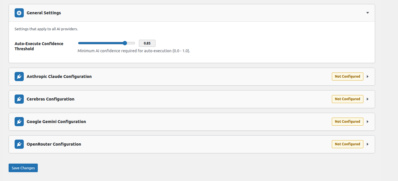 Wp Codeshell Ai Settings